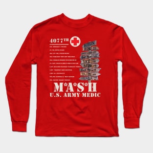 MASH 4077th Signpost Long Sleeve T-Shirt